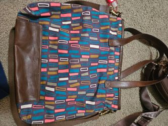 Colorful fossil bag