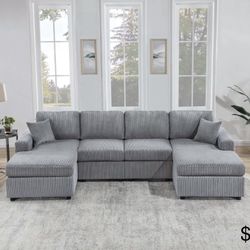 Corduroy Sectional Sofa