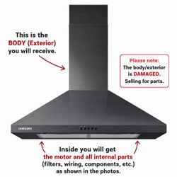 Samsung 30” Range Hood NK30R5000WG – E240 Motor – For Parts