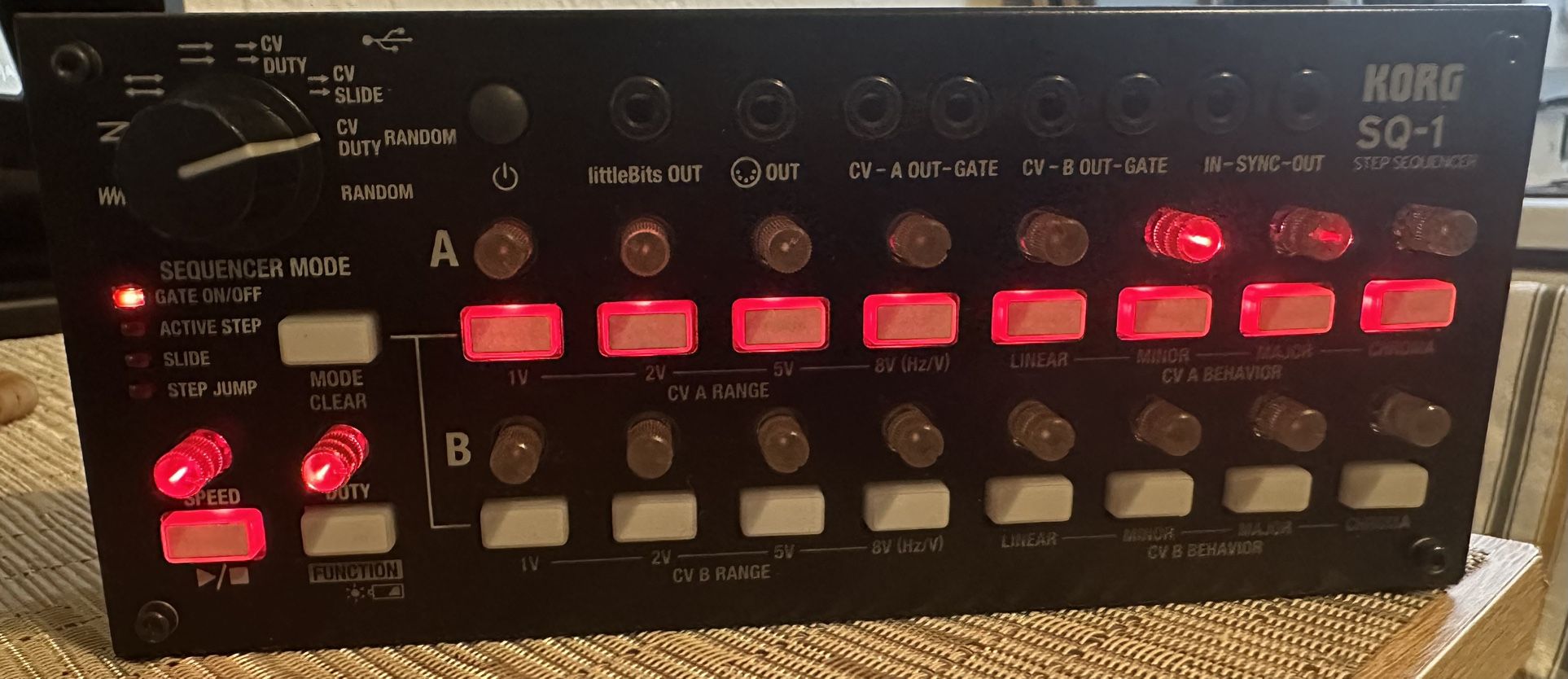 Korg SQ-1 CV / MIDI Sequencer