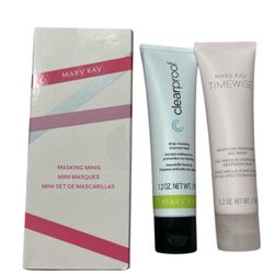Mary Kay Travel sized Mini Moisture Renewing Gel Mask & Charcoal Mask