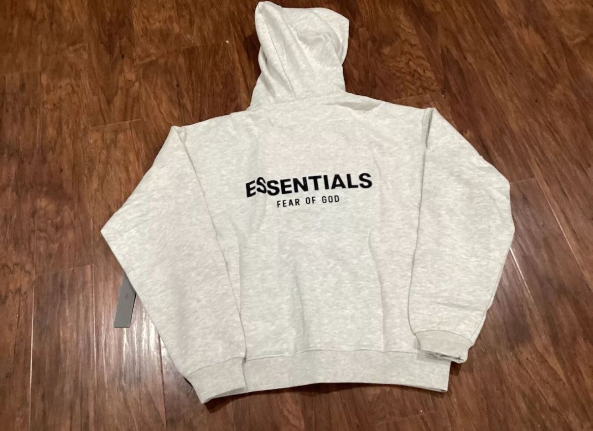 🧥 ESSENTIALS HOODIE – LIGHT OATMEAL – ALL SIZES (NEW)