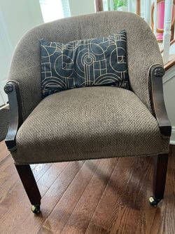 Vintage Neutral Accent Chair