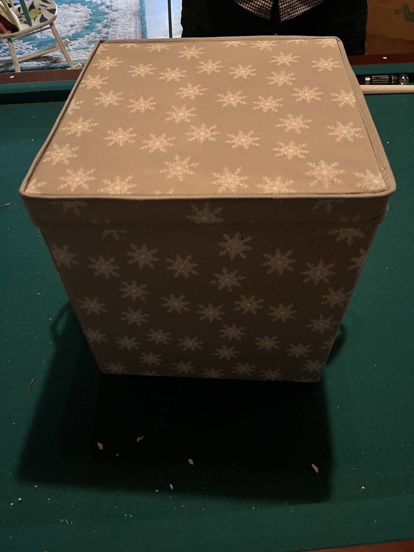 Holiday Christmas Ornament Collapsible Storage Bin