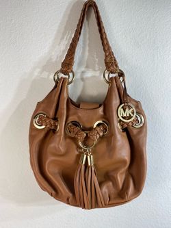 Michael Kors Braided Grommet Large Shoulder Bag