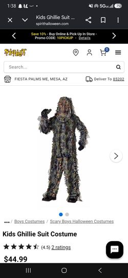Ghillie suit (camouflage) Size LG (big kid)
