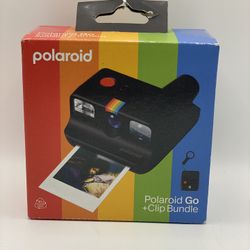 Polaroid Go + Clip Bundle Gen 2 Mini Instant Camera Black Brand New SEALED