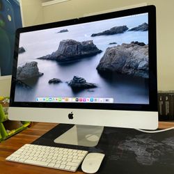Apple iMac 27” 5K 2017 4.2GHz i7 RADEON 575 4GB Graphics 16GB RAM 500GB SSD