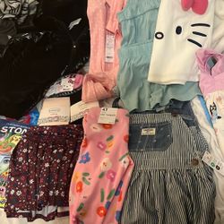 HUGE BUNDLE-NEW TODDLER GIRLS CLOTHING BUNDLE-ALL WITH TAGS!