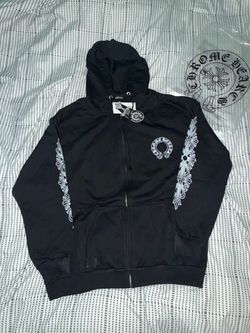 Chrome Hearts Black Zip-Up Hoodie