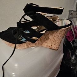 Strappy Wedge Sandals, LIKE NEW SIZE 9