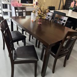 Dining Table 6 Chairs
