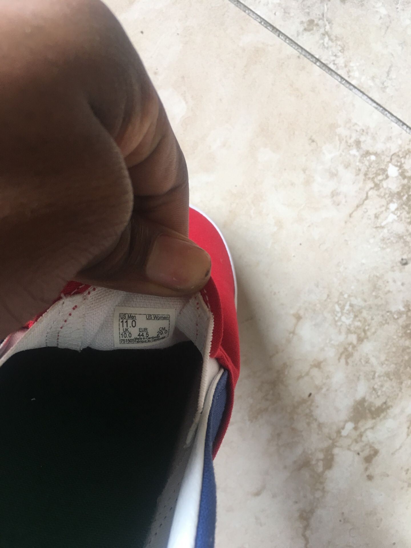 Yatch club vans size 11