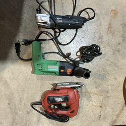 Hammer Drill, Jig saw, Oscillating saw