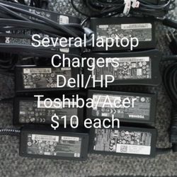 Several Laptop Chargers