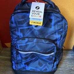 J World Sunrise rolling backpack- New 