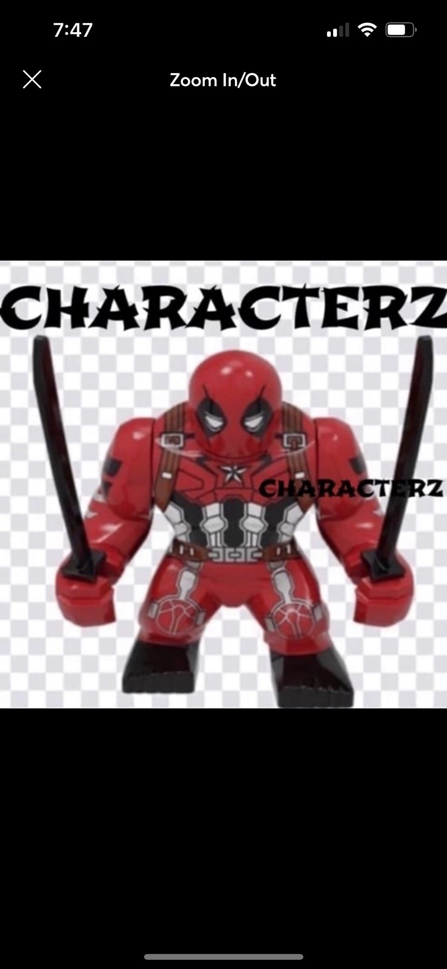 Marvel Deadpool Large Minifigure