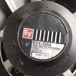 4 EV EVX150A  15”   Woofer Speakers 