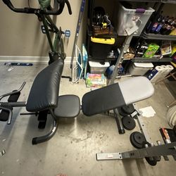 Olympic Adjustable Bench With Rack