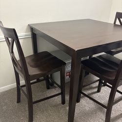Counter Height Dining Table Set – 4 Chairs