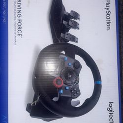 g29 logitech ps5 or ps4 steering wheel used 2 times 