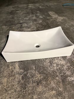 AmeriSink vessel sinks (2) - white ceramic, brand new
