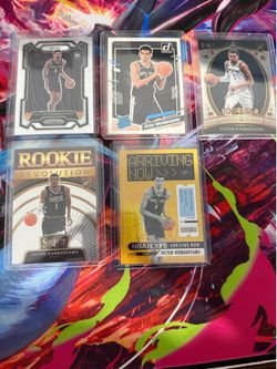 Victor Wembanyama rookie card lot