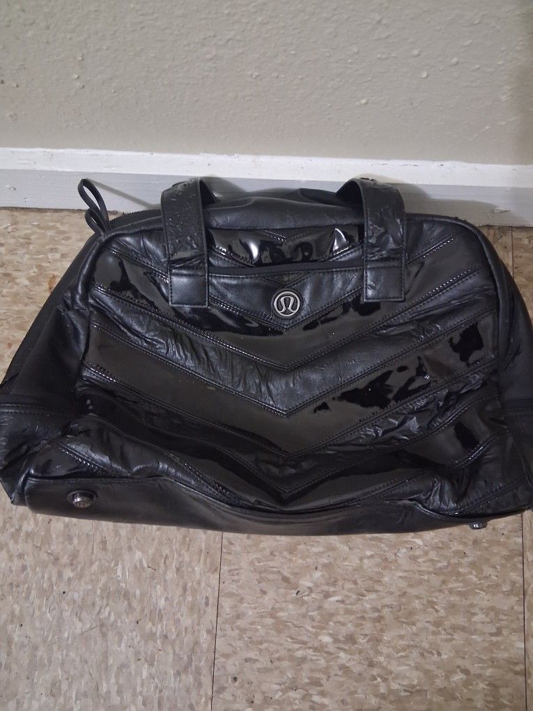 Lululemon Black Urban Sanctuary Travel Gym Work Bag