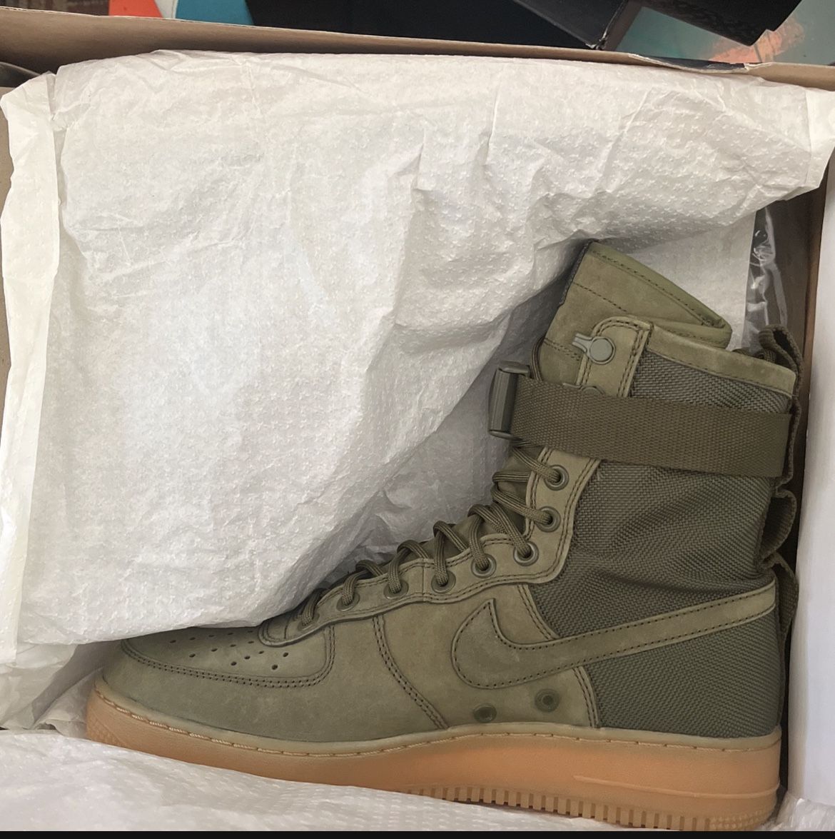 SF AF1 Olive Size 9.5 Comes With Bag And All Accessories $400 OBO