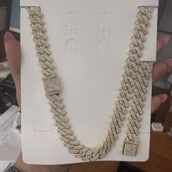 Men’s Set Good Filled Cuban Link