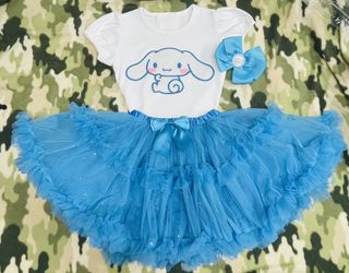 Cinnamoroll 4th birthday tutu dress for birthday or halloween costume