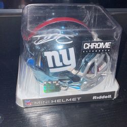 Mini Football Helmet Signed 