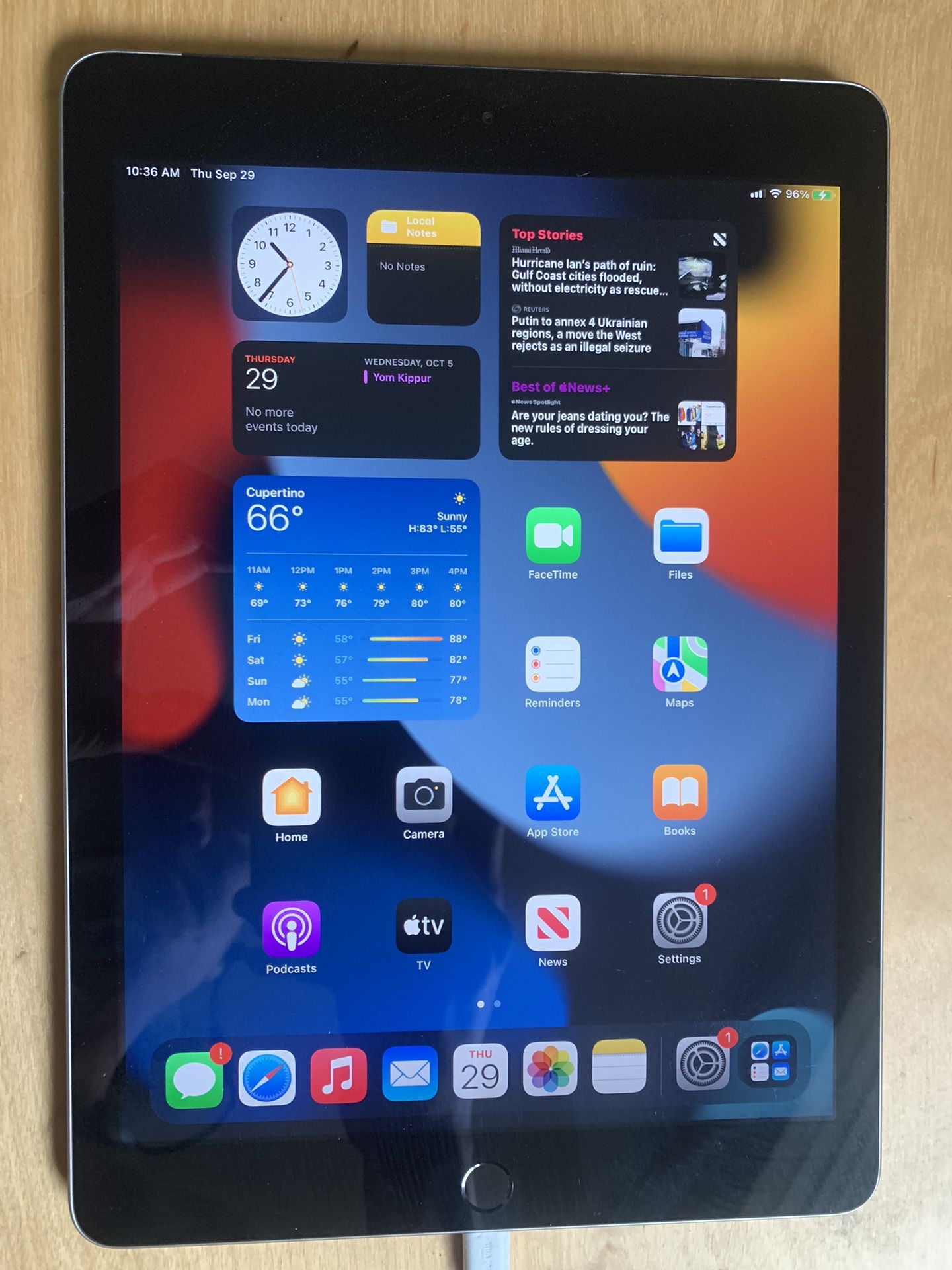 Apple iPad 5th Gen 32GB WiFi Cellular unlocked 9.7 Space Gray