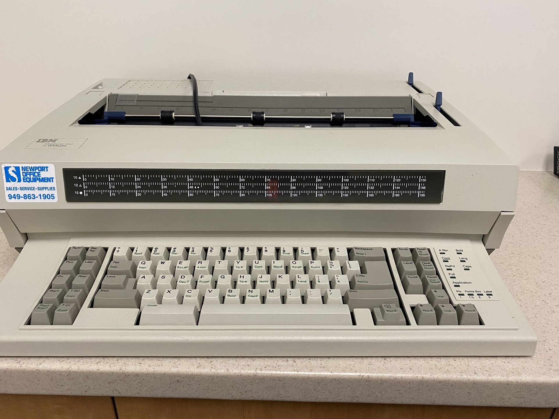 IBM Wheelwriter 1500 Typewriter