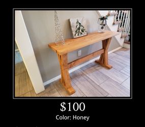 Foyer table server bench sofa table Brand new I custom make them and other furniture as well Thx for looking !