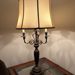 Atlas Lighting bronze table lamp