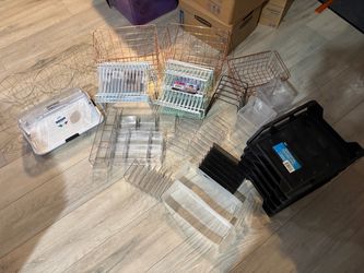 Assorted household organizers, trays bins and more most new! $20 take all.