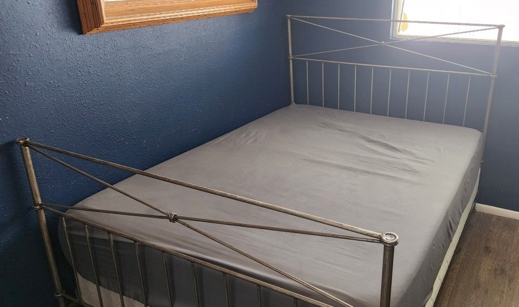 Metal Bed Frame Queen Size With Box Spring