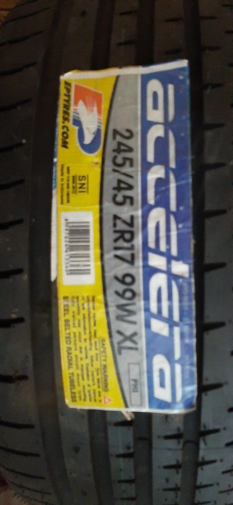 2 Accelera Tires New