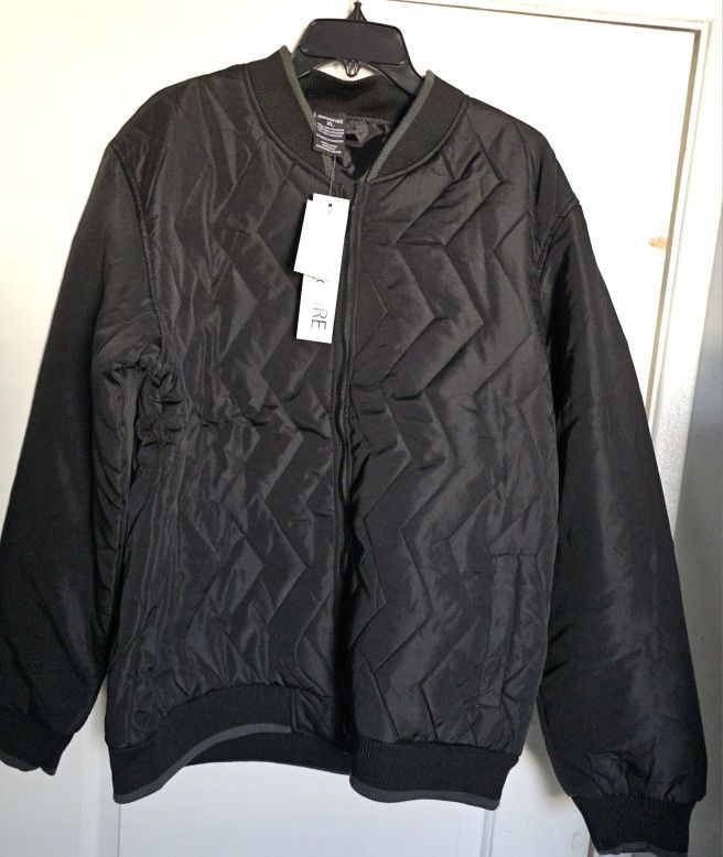 Men's XL Jacket Black Quilted