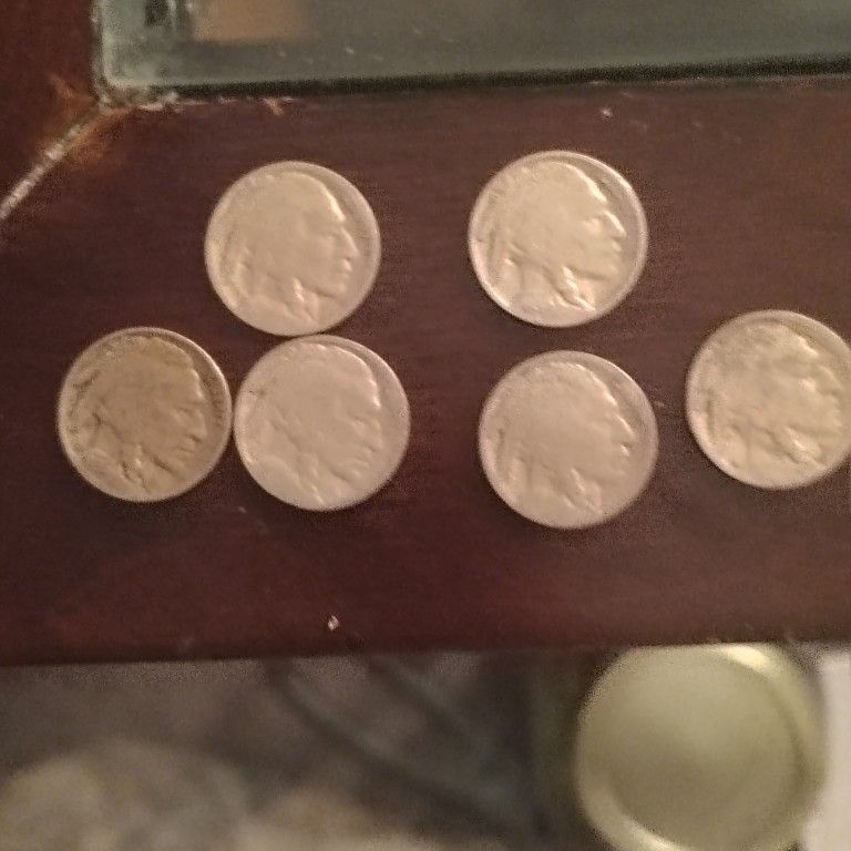 Vintage Buffalo Nickels