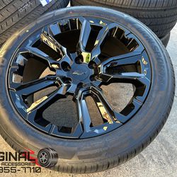 22" Chevy Silverado Wheels Tires Tahoe Rims GMC Yukon Escalade Sierra