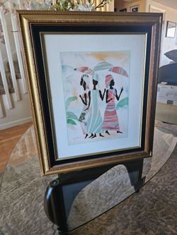 5 pc African American art collection