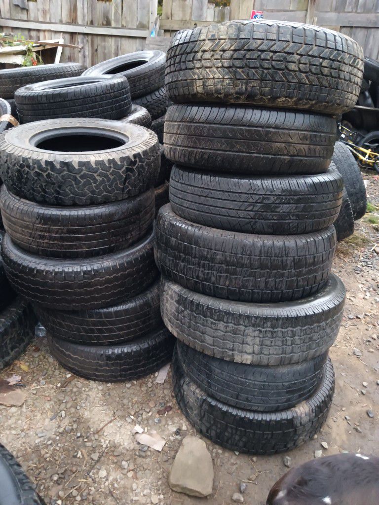 Lots Of New And Slightly Used Tires