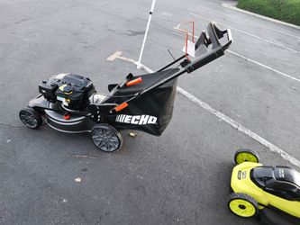 ECHO 21 in. 190 cc Briggs and Stratton Gas 3-in-1 Dual Blade RWD Self-Propelled Lawn Mower with Sing