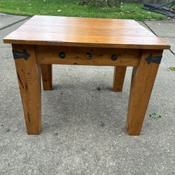 2 Pinewood End Tables