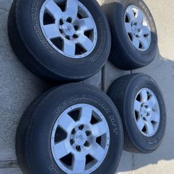 4 X 265/70r17 6x5.5 6x139.7  Stock FJ Cruiser Tacoma Tundra 4Runner Sequoia Rims Wheels Yukon Tahoe Tires !