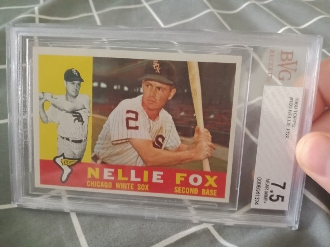Topps 1960 Nellie Fox BVG 7.5