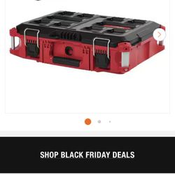 NEW Milwaukee PACKOUT 22 in. Medium Red Tool Box with 75 lbs. Weight Capacity