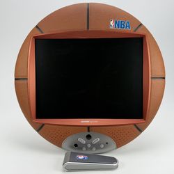 HANNspree NBA Basketball LCD 15” TV The Finals Edition Remote Leather Wrapped